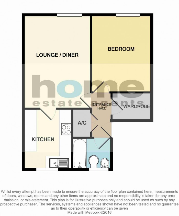 Floorplan for Flowerdale Walk, Bedford