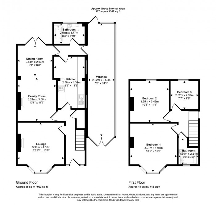 Floorplan for Westfield Road, Bedford