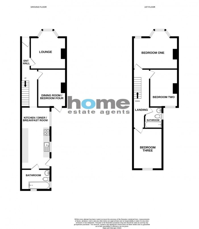 Floorplan for London Road, Bedford