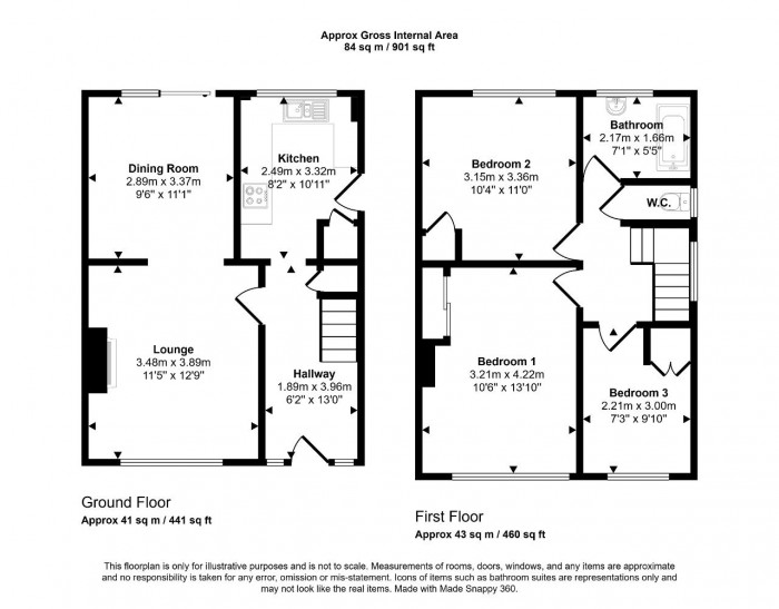Floorplan for Heronscroft, Bedford