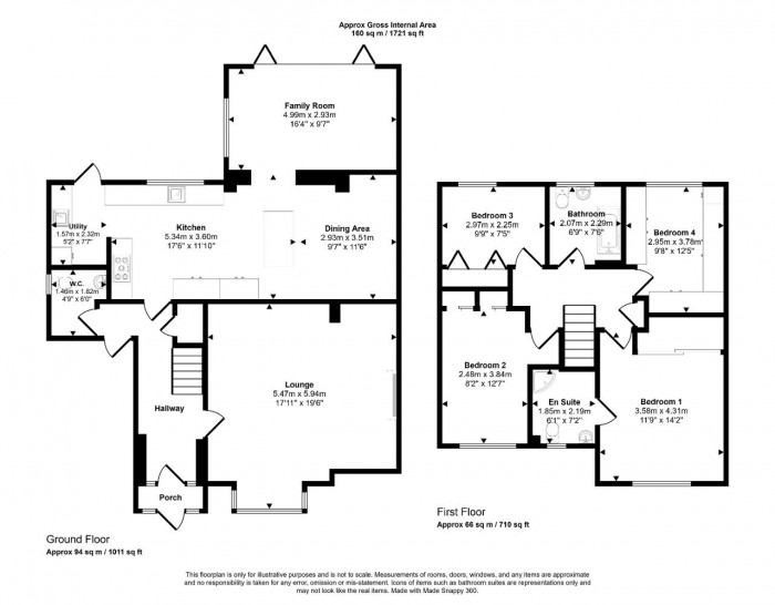 Floorplan for Elstow, Bedford