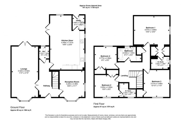 Floorplan for Margil Road, Bedford