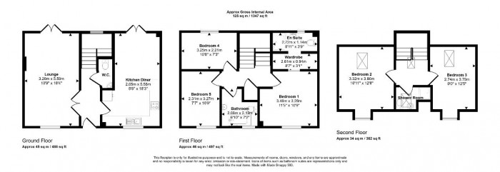 Floorplan for New Cardington, Bedford