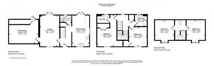 Floorplan for Grenadier Close, Bedford