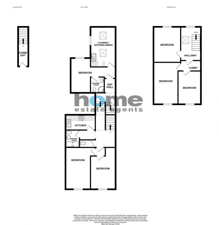 Floorplan for Tavistock Street, Bedford