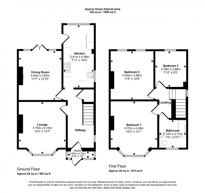 Floorplan for West Grove, Bedford
