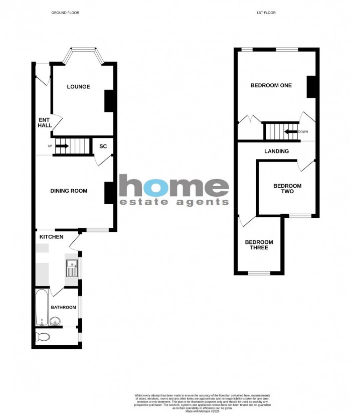 Floorplan for College Road, Bedford