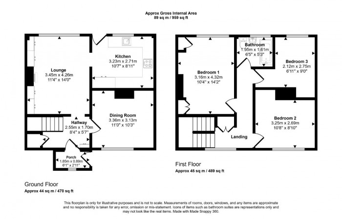 Floorplan for Cardington Rd, Bedford