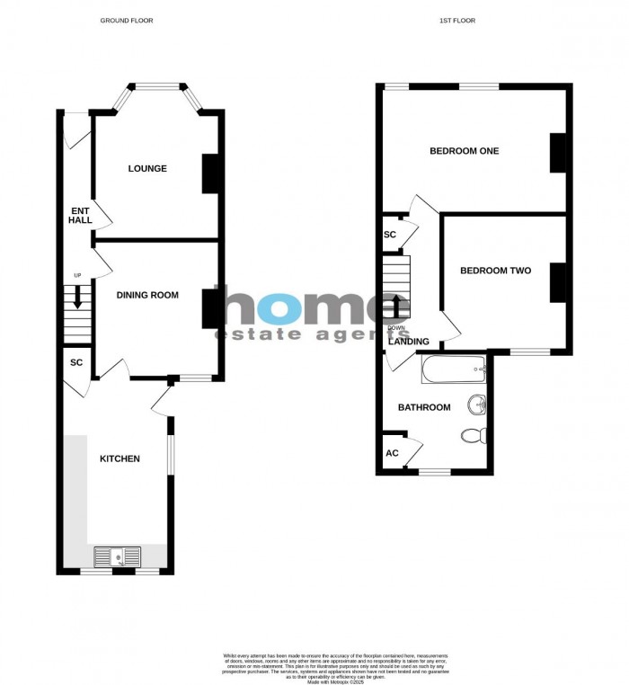 Floorplan for Churchville Road, Bedford