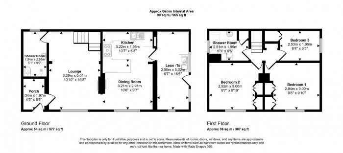 Floorplan for Bury Walk, Bedford