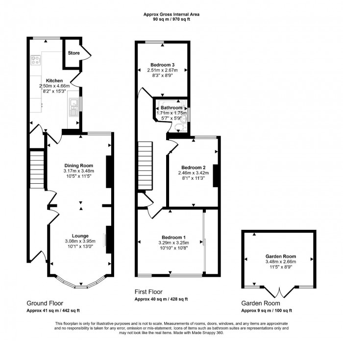 Floorplan for Miller Road, Bedford