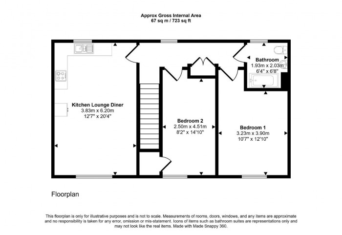 Floorplan for Wixams, Beds