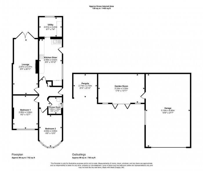 Floorplan for George Street, Clapham
