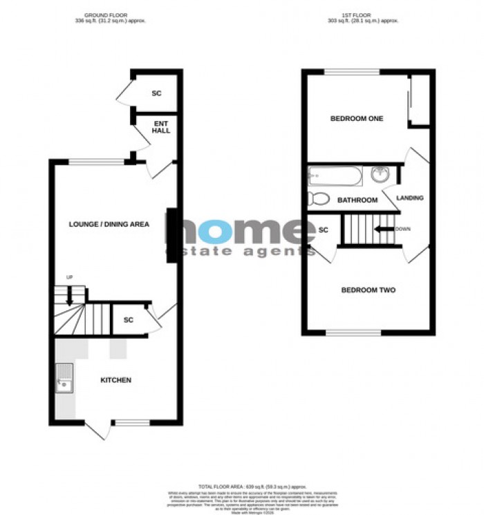 Floorplan for Honeysuckle Way, Bedford