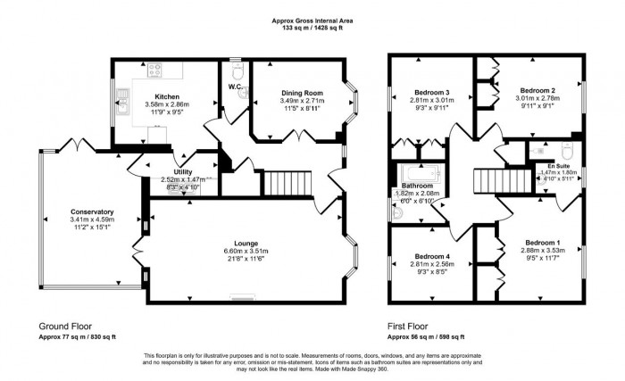 Floorplan for Shortstown, Bedford