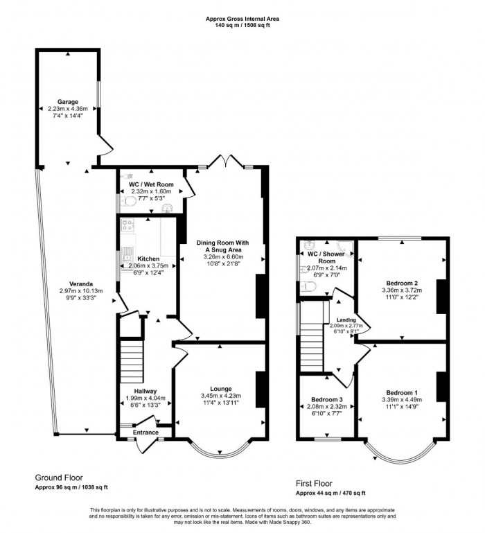 Floorplan for Elstow Rd, Bedford