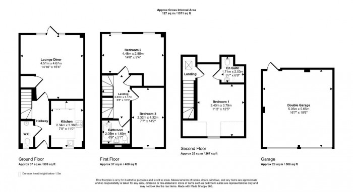 Floorplan for Ribston Close, Bedford